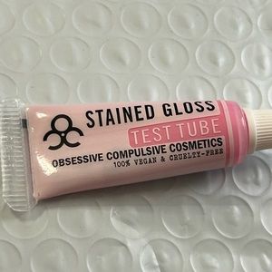OCC lip tar stained gloss Hedonist (intense pink) New 0.08 TEST TUBE MINI